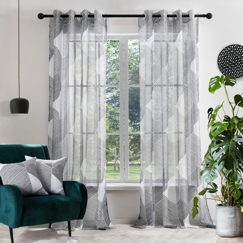 Transparente Gardinen Classic Pleat 2er Set