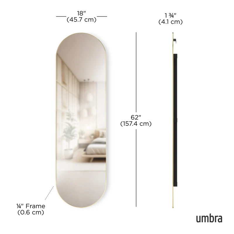 Hubba Pill Mirror 62x18