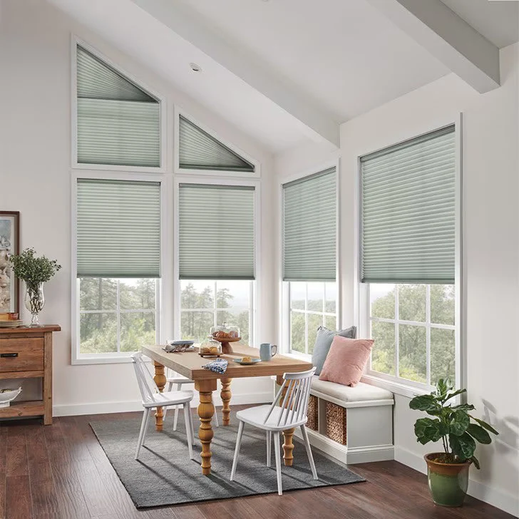 Arched & Triangle Window Shades - 1" Honeycomb Cellular Shades
