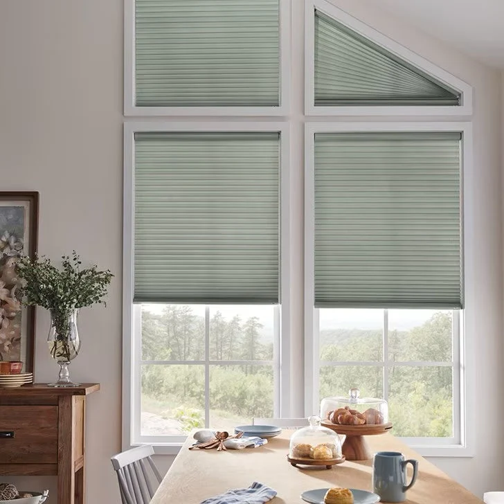 Arched & Triangle Window Shades - 1" Honeycomb Cellular Shades