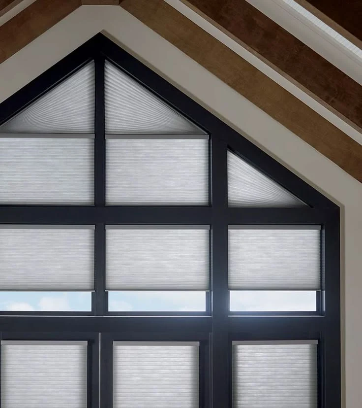 Arched & Triangle Window Shades - 1" Honeycomb Cellular Shades
