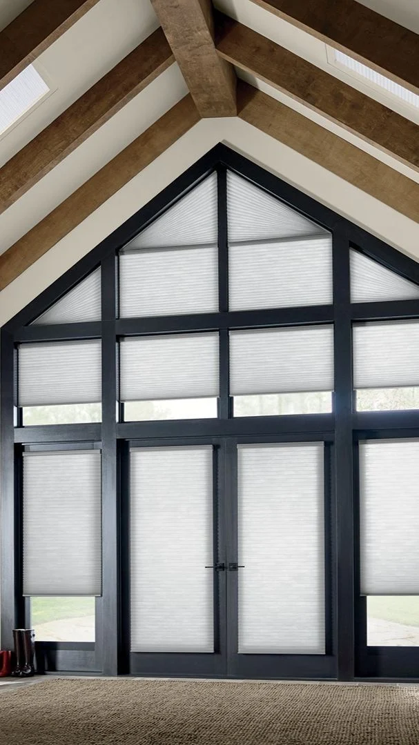 Arched & Triangle Window Shades - 1" Honeycomb Cellular Shades