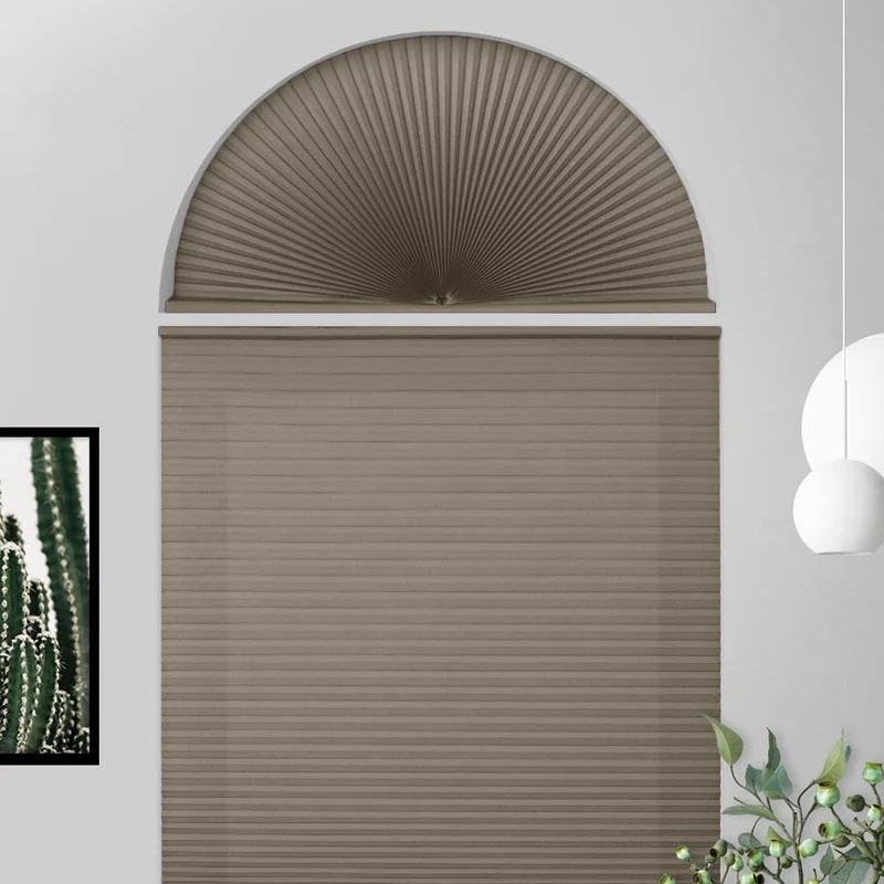 Arched & Triangle Window Shades - 1" Honeycomb Cellular Shades