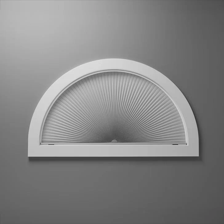 Arched & Triangle Window Shades - 1" Honeycomb Cellular Shades