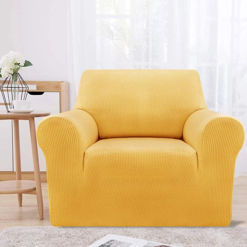 Deconovo Sofabezug Jacquard Sofaüberwurf Stretch Couchhusse
