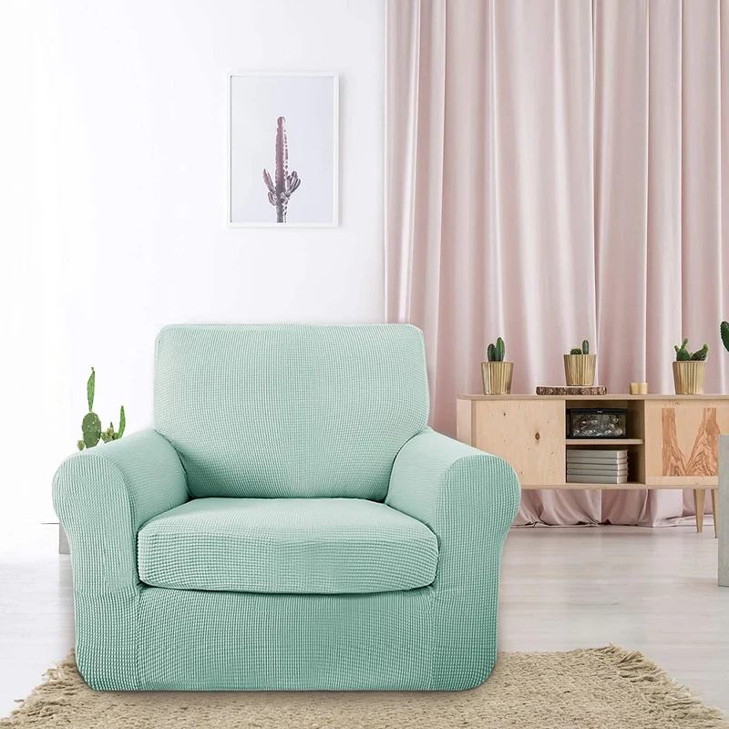 Deconovo Sofabezug Jacquard Sofaüberwurf Stretch Couchhusse