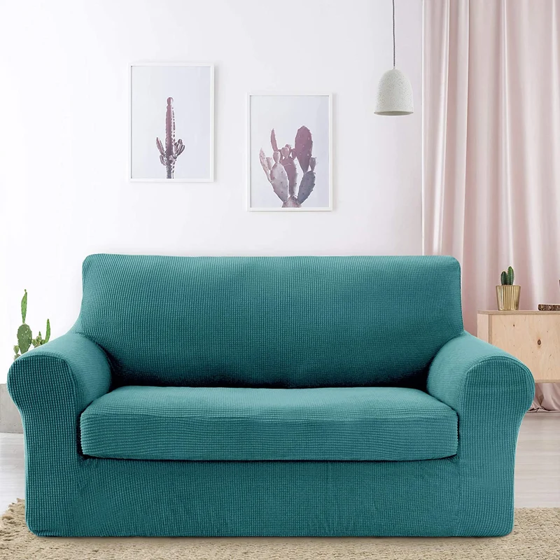 Deconovo Sofabezug Jacquard Sofaüberwurf Stretch Couchhusse
