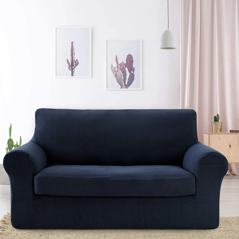 Deconovo Sofabezug Jacquard Sofaüberwurf Stretch Couchhusse