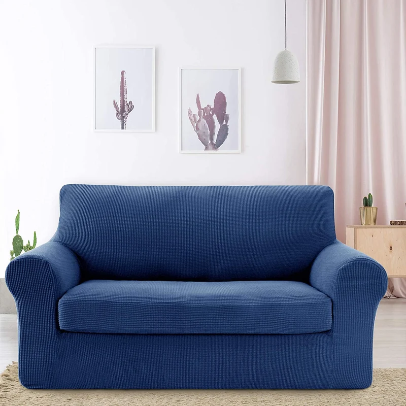 Deconovo Sofabezug Jacquard Sofaüberwurf Stretch Couchhusse