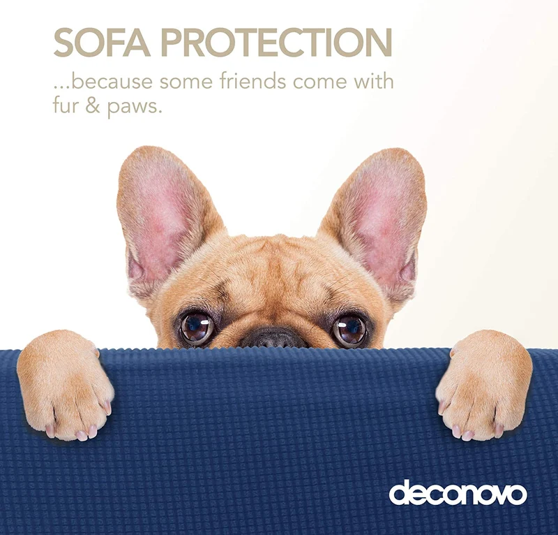 Deconovo Sofabezug Jacquard Sofaüberwurf Stretch Couchhusse