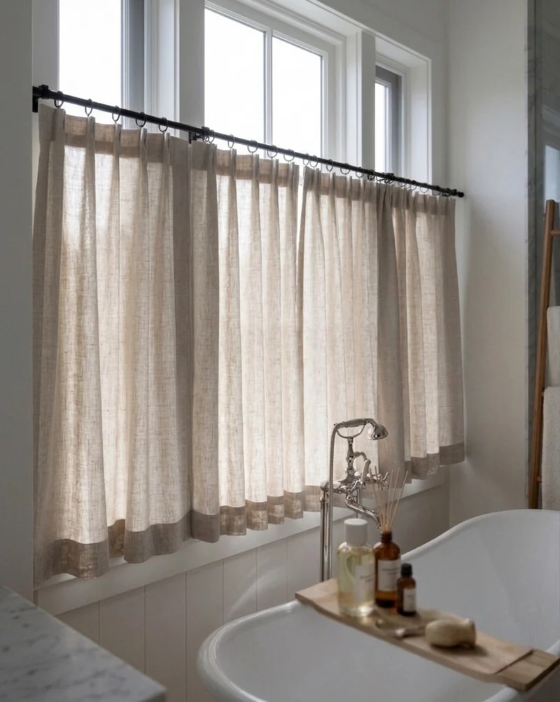 Cafe Curtains for Kitchen – Custom Curtains for Small Windows