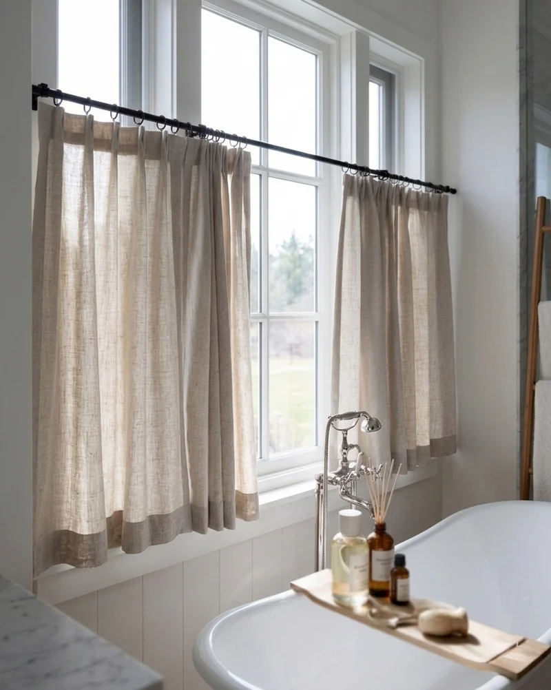 Cafe Curtains for Kitchen – Custom Curtains for Small Windows
