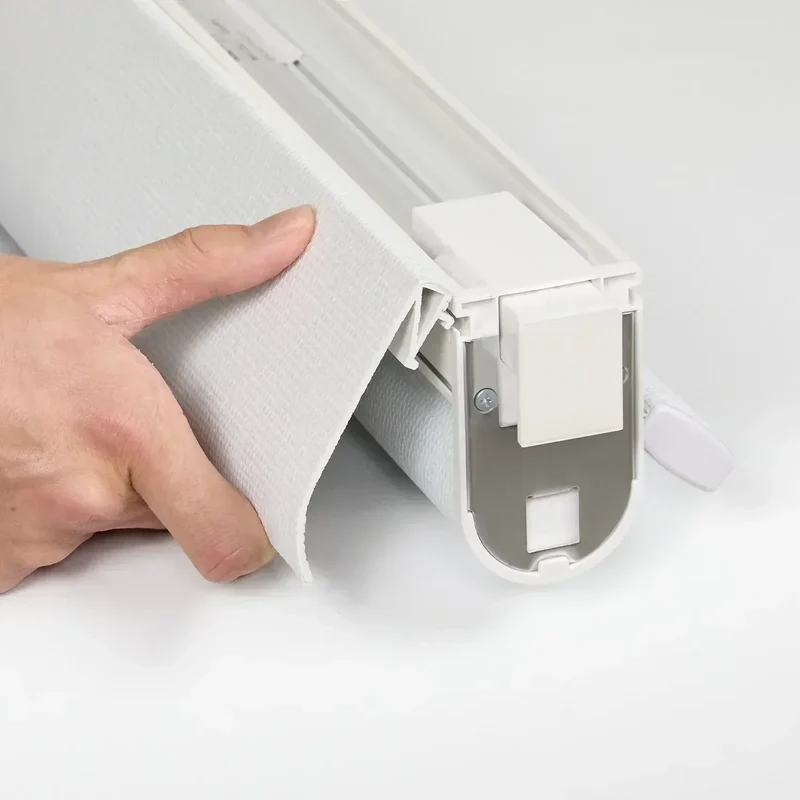 No Drill Roller Blinds: Extra-Wide, Cordless & Secure for Large Window