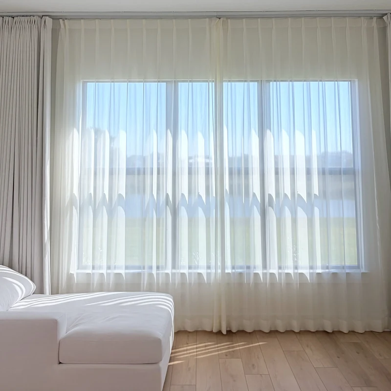 Galaxy Sheer Curtains – Starry Radiance for Sunrooms