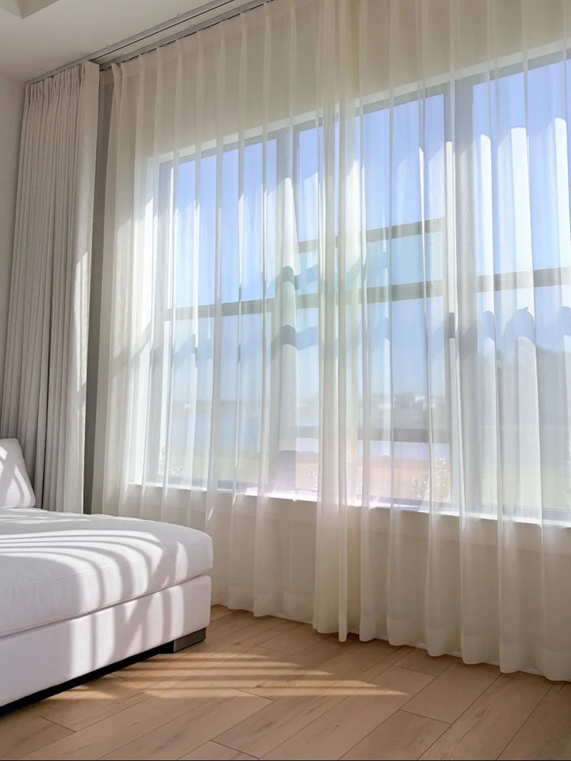 Galaxy Sheer Curtains – Starry Radiance for Sunrooms