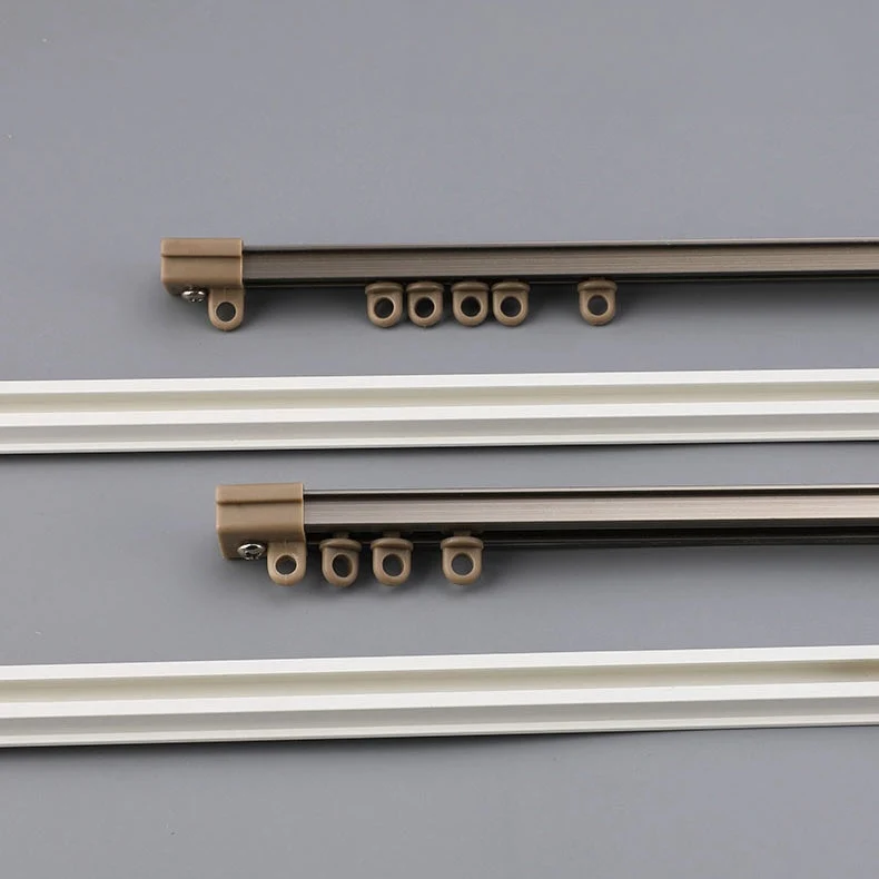 Flexible Curved Curtain Track for Bay Windows — Bend to Any Angle, Ultra-Thin Aluminum