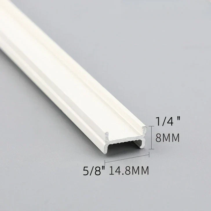 Flexible Curved Curtain Track for Bay Windows — Bend to Any Angle, Ultra-Thin Aluminum