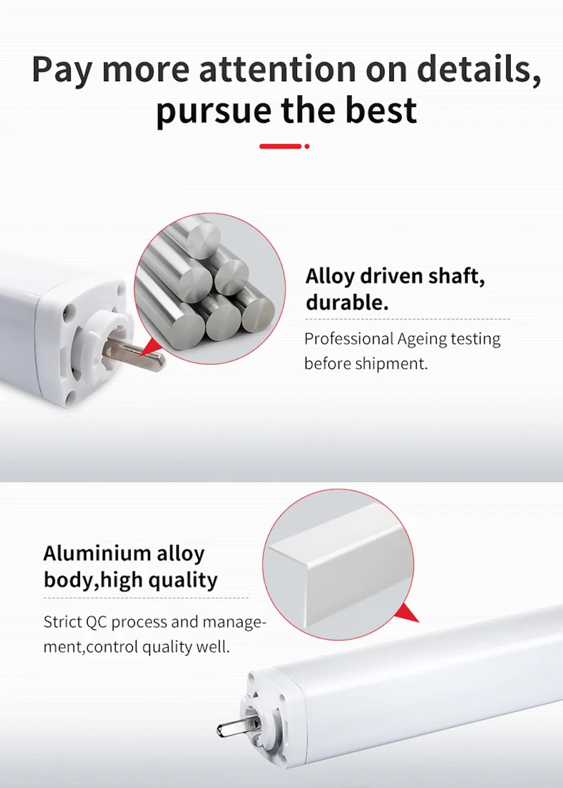 Electric Curtain Rail for Oversized Windows, Support Ripple Fold & Pleated Headers