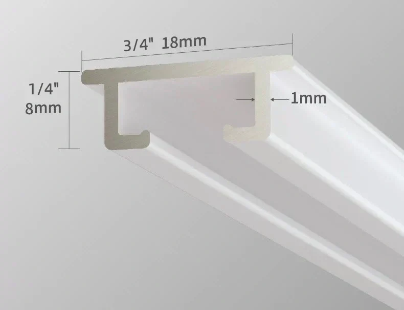 Ceiling Curtain Track – Ultra-Thin, Quiet Aluminum Design