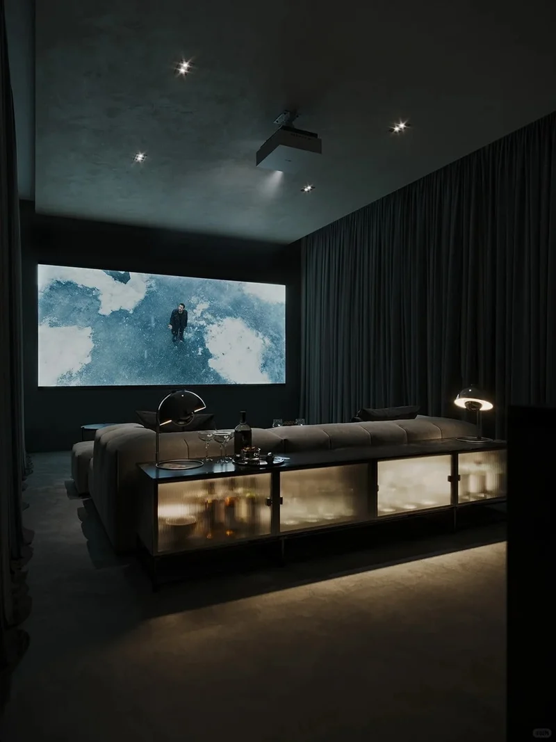 Luxurious High Matte Velvet Curtains, Home Theater Curtains