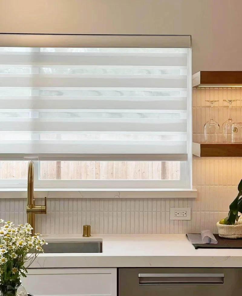 No Drill Zebra Shades: Extra-Wide, Cordless & Gap‑Free