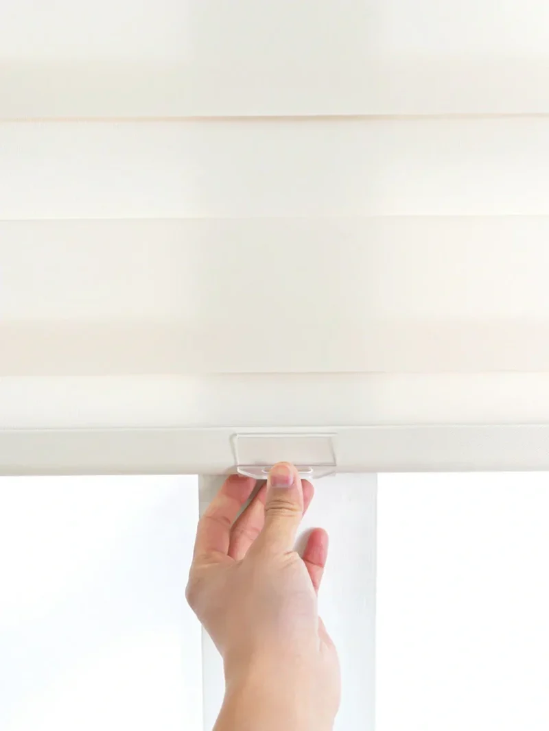 No Drill Zebra Shades: Extra-Wide, Cordless & Gap‑Free