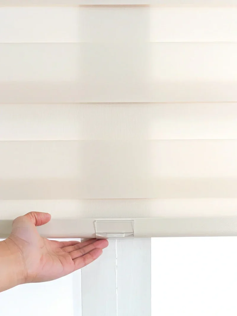 No Drill Zebra Shades: Extra-Wide, Cordless & Gap‑Free