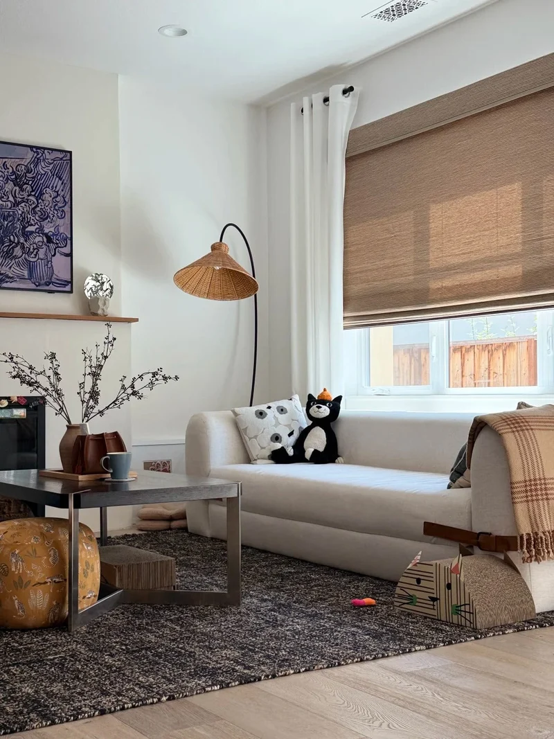 EASEEASE × Rita | Costco Edition Linen Bamboo Roman Shades
