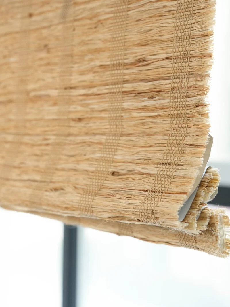 Natural Cordless Bamboo Shades for Modern & Rustic Spaces - Honey