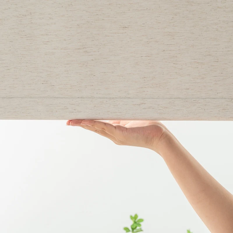 Linen Roller Shades, Cordless Natural Woven Linen Blinds