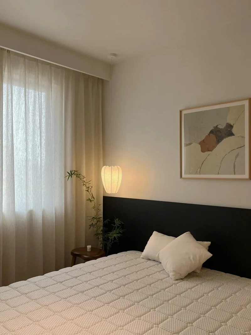 Linen-Wool Blend Linen Sheer Curtains for Elegant Living & Dining Room Decor