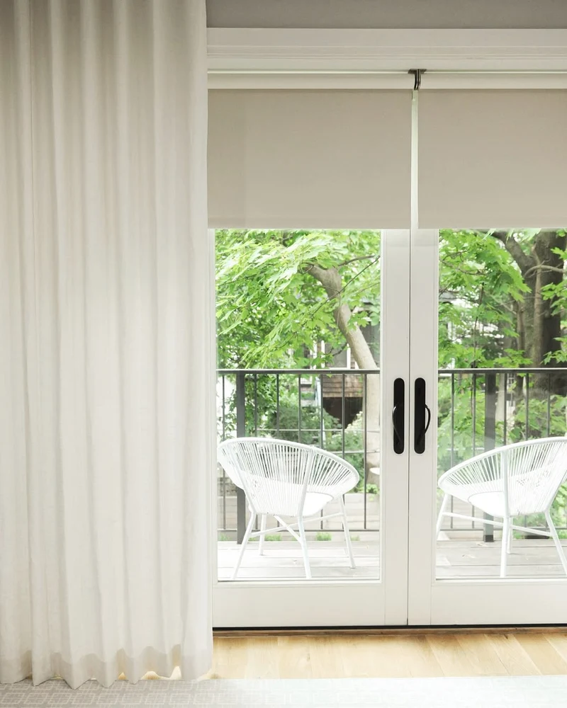 Custom Cordless Solar Shades, UV Blocking Roller Blinds