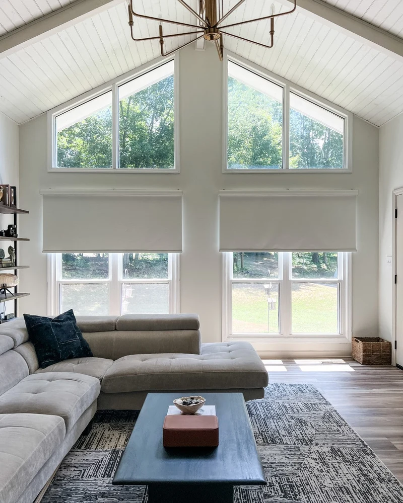 Custom Cordless Solar Shades, UV Blocking Roller Blinds