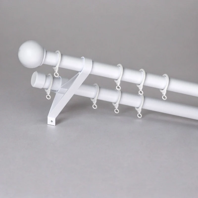 Adjustable Curtain Rod - Silent Smooth Thickened Roman Rod