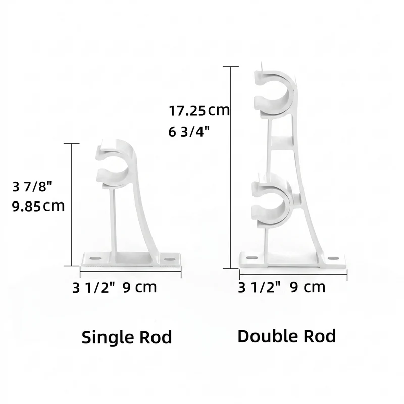 Adjustable Curtain Rod - Silent Smooth Thickened Roman Rod
