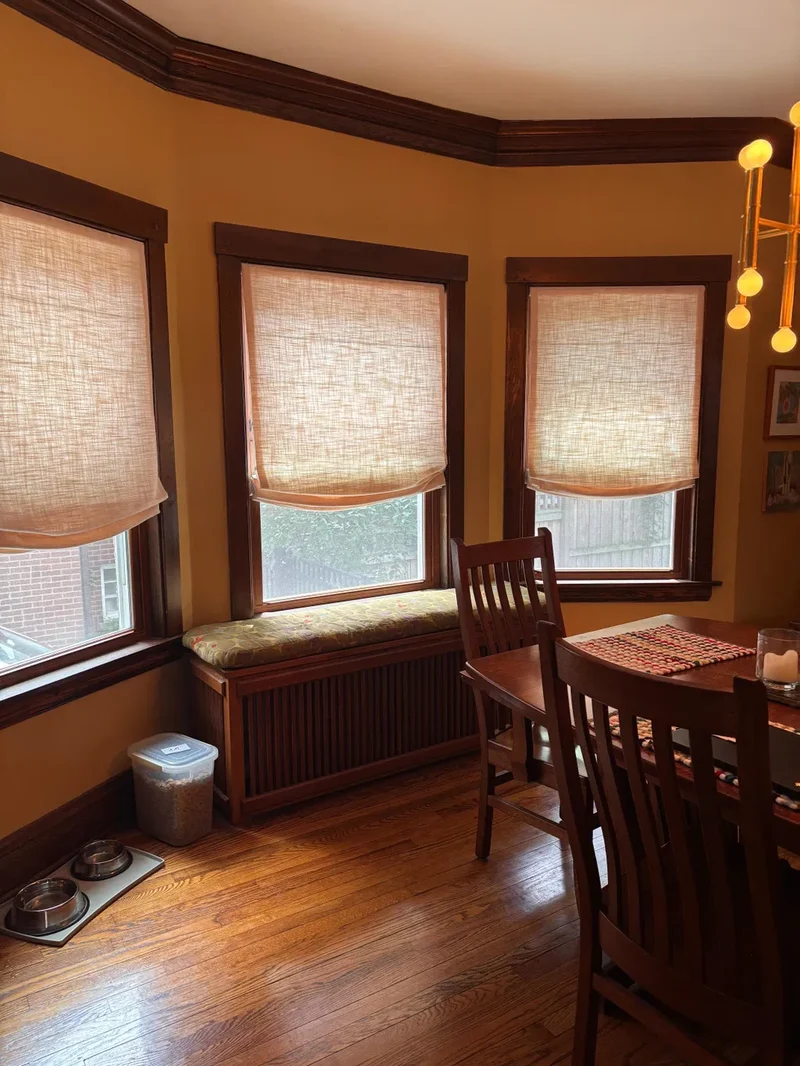 Custom Cordless Relaxed Roman Shades for Modern Homes