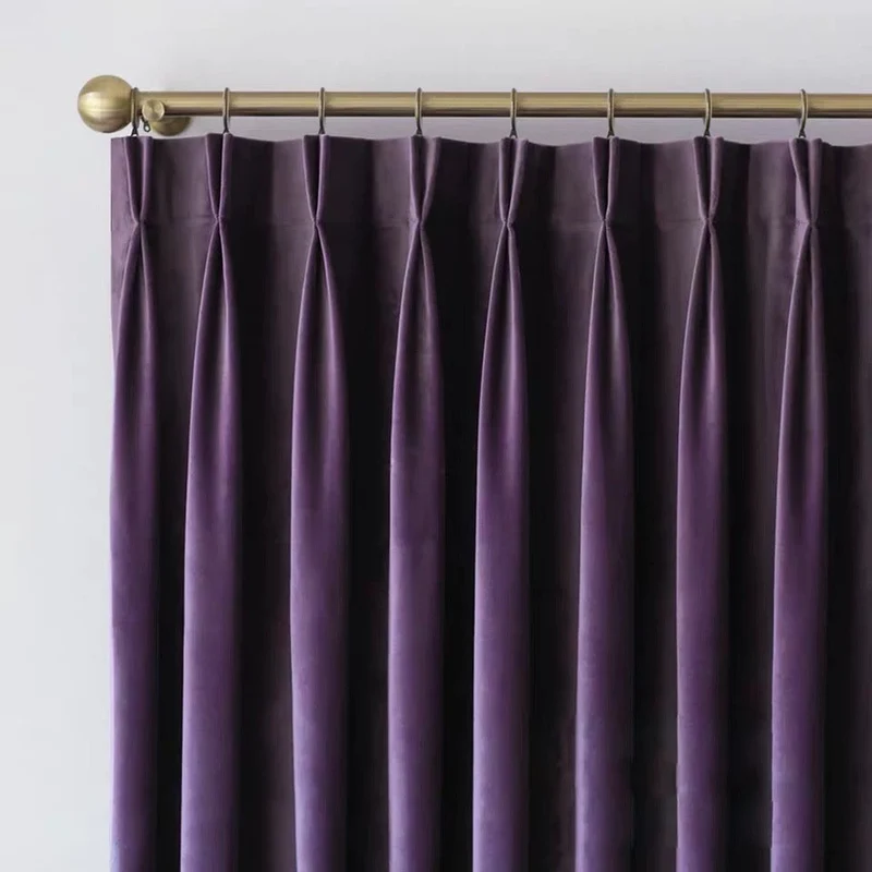 Luxurious Soft Sheen Velvet Drapes for Living Room & Bedroom