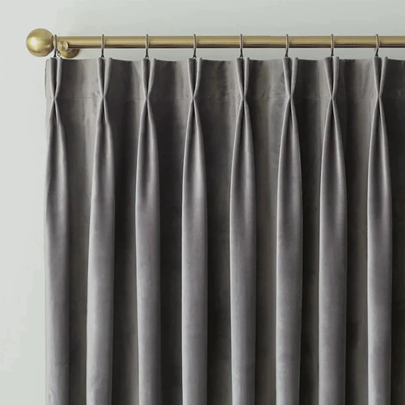 Luxurious Soft Sheen Velvet Drapes for Living Room & Bedroom