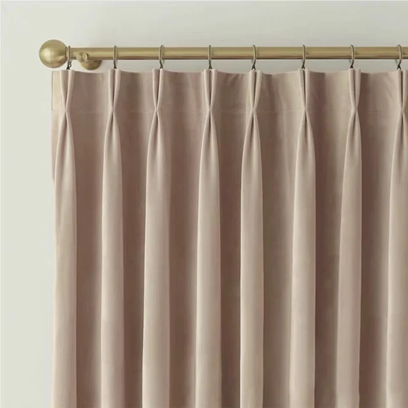 Luxurious Soft Sheen Velvet Drapes for Living Room & Bedroom
