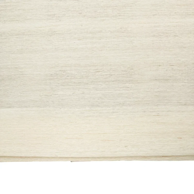 Natural Ramie Bamboo Window Shades, Mildew-resistant Woven Shades - Coconut White