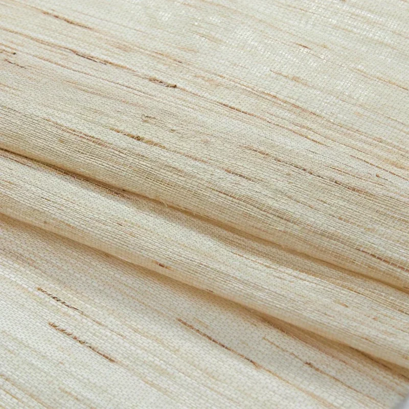 Custom Bamboo Shades, Mildew-resistant Ramie Woven Blinds - Cashew