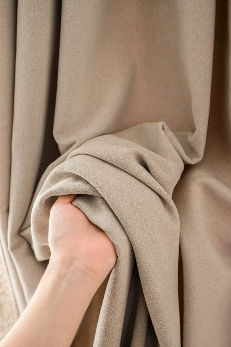 Luxurious Cashmere Blackout Curtains Pleated, Luxury Curtains
