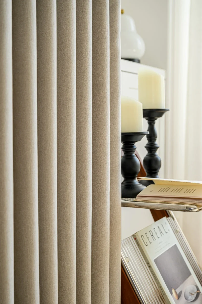 Luxurious Cashmere Blackout Curtains Pleated, Luxury Curtains
