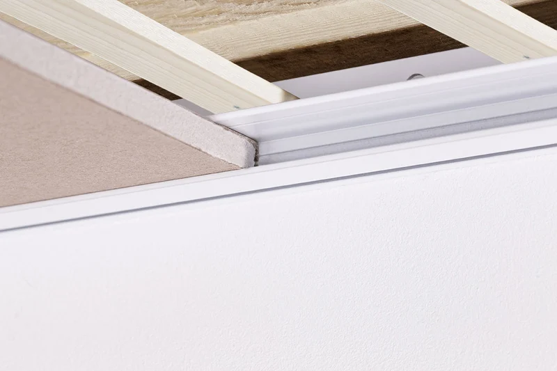 STAS Plasterboardrail / Gipskarton-Deckenschiene 200cm weiß