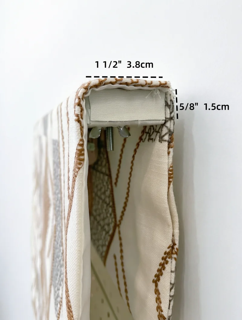 Luxury Patterned Roman Shades in French Embroidery