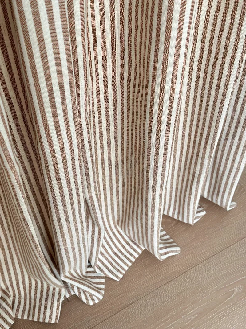 Classic Linen Striped Curtains – Timeless Designs for Modern Homes