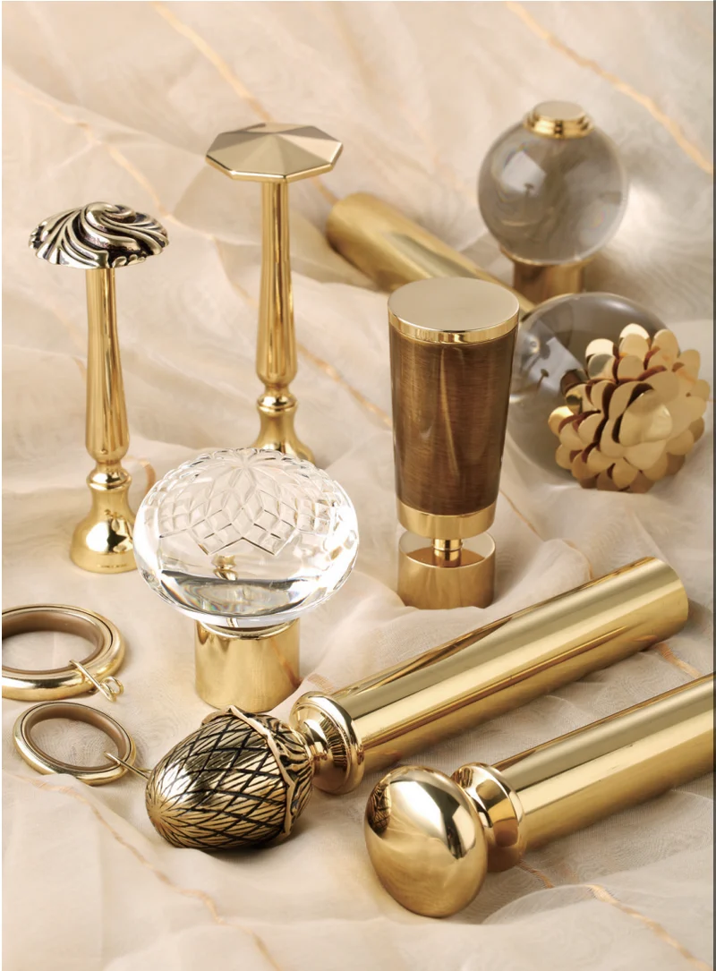 Custom Luxury Traverse Curtain Rods, Heavy-Duty Sliding Rods for Ripple Fold, Pleated & Bay Window Drapes