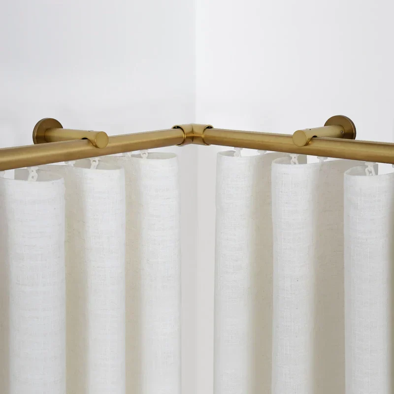 Custom Luxury Traverse Curtain Rods, Heavy-Duty Sliding Rods for Ripple Fold, Pleated & Bay Window Drapes