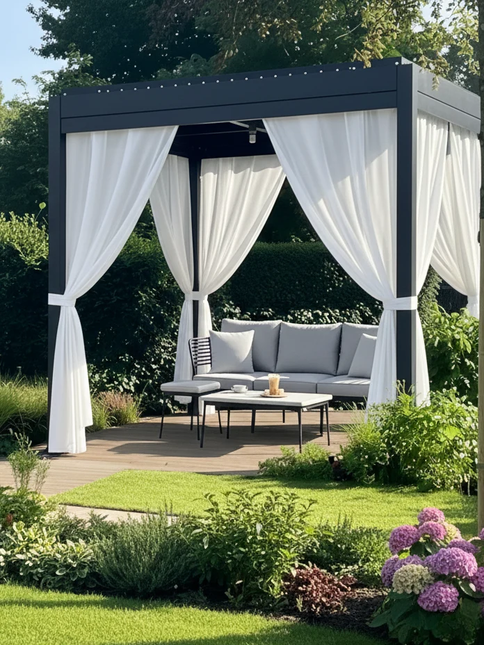 Outdoor Curtains: UV-Resistant, Water-Repellent and Stain-Resistant Sheers