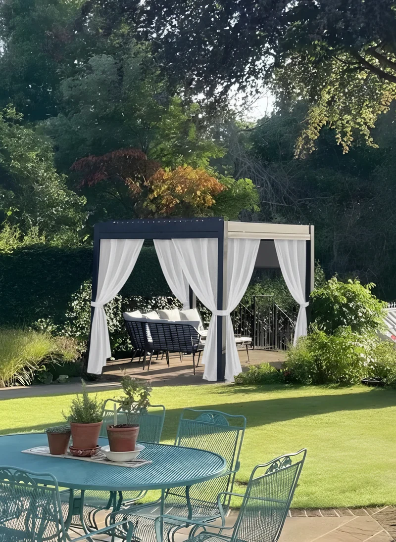 Outdoor Curtains: UV-Resistant, Water-Repellent and Stain-Resistant Sheers